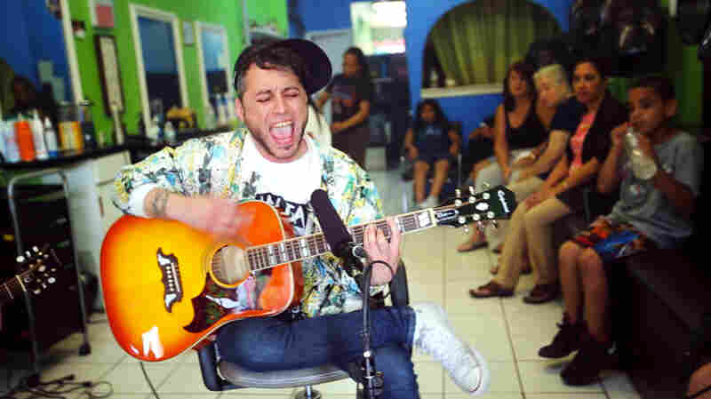 Garage-Rocker AJ Davila Unplugs In A Hair Salon