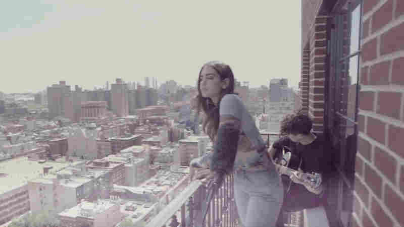 Watch Dua Lipa Perform 'Thinking Bout You' On A Balcony In New York City