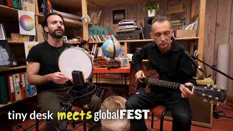 Justin Adams and Mauro Durante: Tiny Desk Meets globalFEST 2023